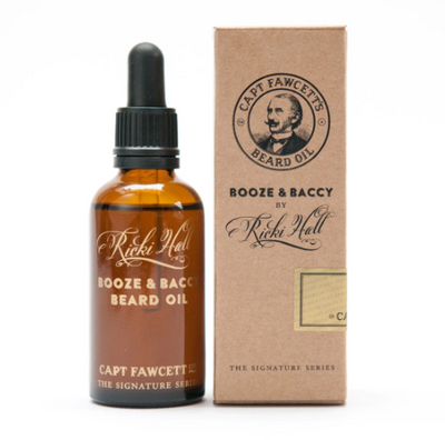 Captain Fawcett's Ricki Hall's Booze & Baccy Beard Oil