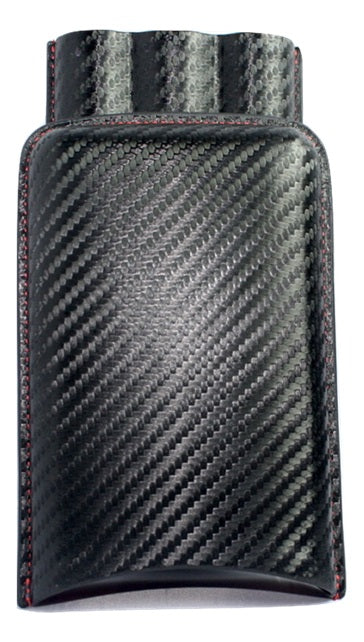 Carbon Fibre 3 Finger Telescopic Cigar Case