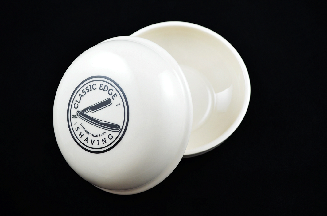 Classic Edge Shaving Bowl with Lid