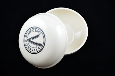 Classic Edge Shaving Bowl with Lid