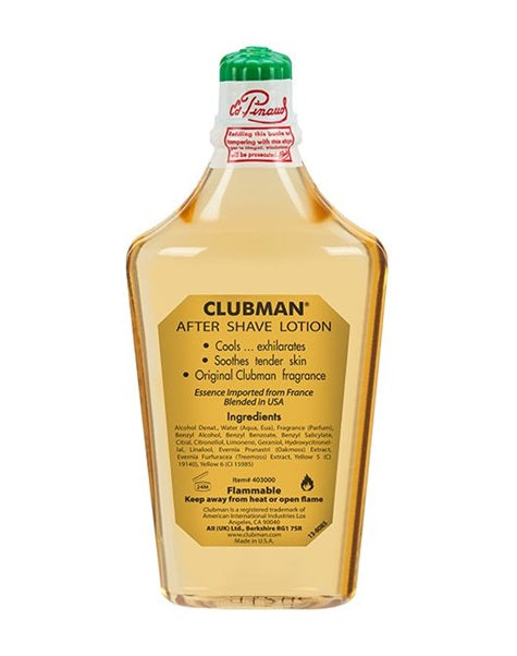 Clubman Classic Aftershave Lotion 177ml