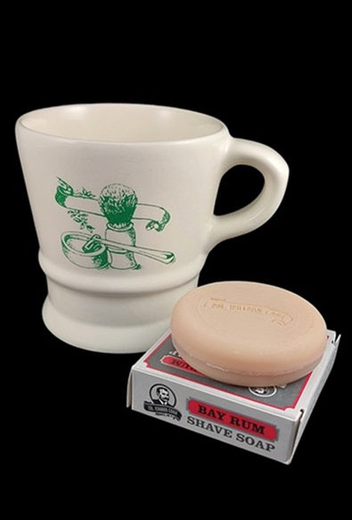 Colonel Conk “A” Shave Mug with Shaving Soap