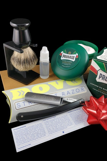 Dovo Best Quality Straight Razor Set, BEST VALUE! Shave Ready at no extra charge