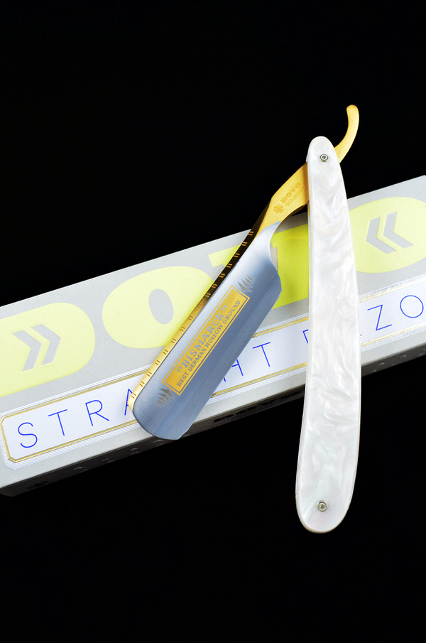 Dovo Bismarck 6/8 Faux Mother Of Pearl Straight Razor - The Classic ...