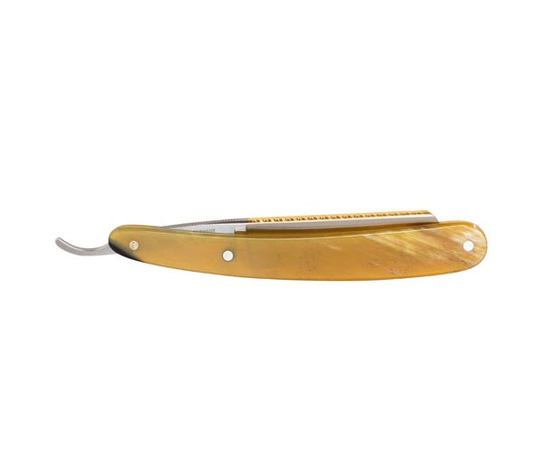 Dovo Prima Silver Steel 5/8 Straight Razor with Cow Horn Handles