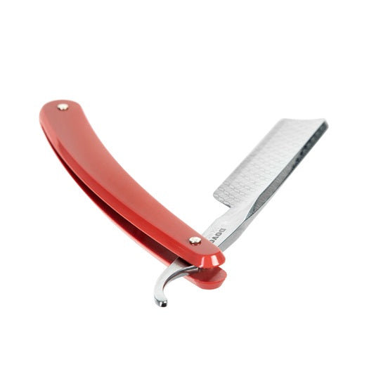 Flat Razor Red Dovo Runde Sache Red 5/8 Straight Razor - The Classic Edge Shaving Store