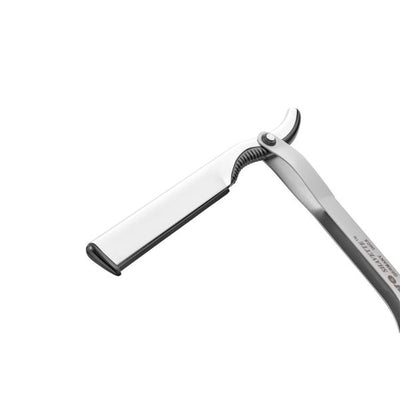 Dovo Shavette Aluminum Top and Stainless Steel Handle