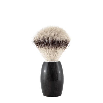 Dovo Synthetic Silvertip Fibre Ebony Handle Shaving Brush