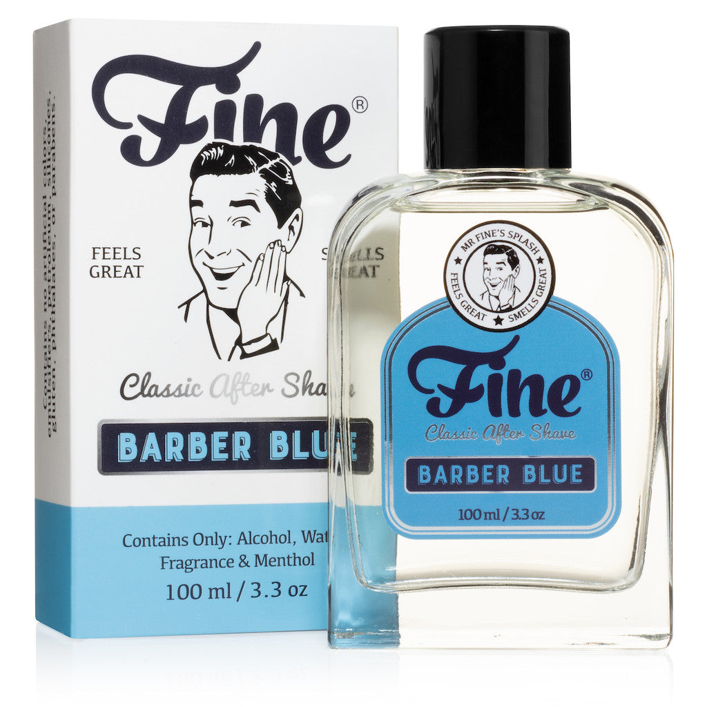 Fine Accoutrements Barber Blue Aftershave