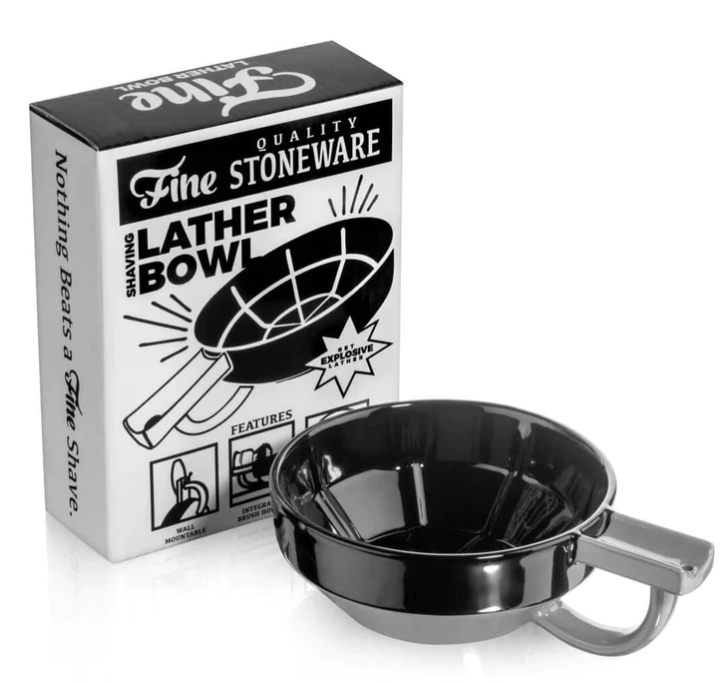 Fine Accoutrements Lather Bowl (Black/Grey)