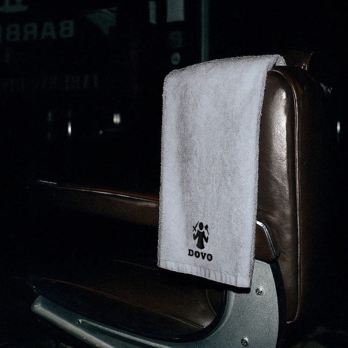 DOVO Grey Logo Towel