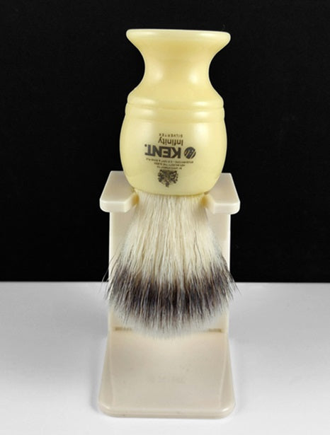 Kent 2pc Shaving Set, Blended Bristle Brush and Stand, Cream (K-WET IS BEST)