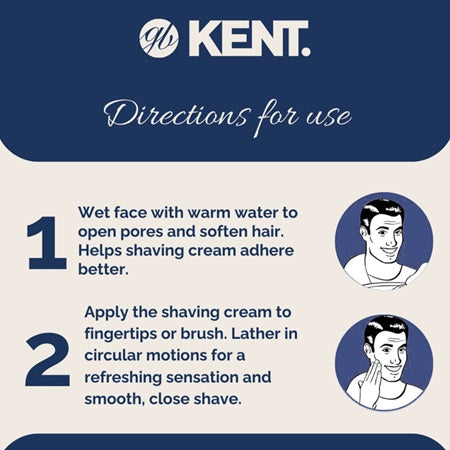 Kent Luxury Shaving Cream in Tub