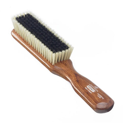 Brosse à vêtements Kent K-CP6, pour cachemire, soies pures noires et blanches, acajou