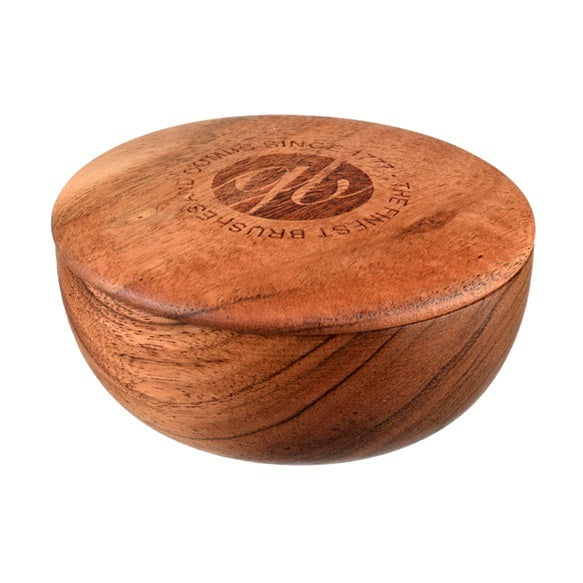 Kent Shaving Soap in Dark Beechwood Shaving Bowl