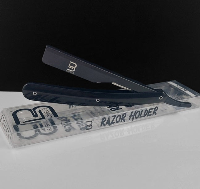 Level 3 Barber Razor with 100 Derby Single Edge Blades, Black