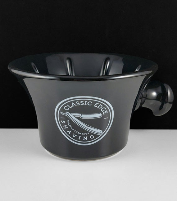 Ultra Apothecary Black Shaving Mug Made in England