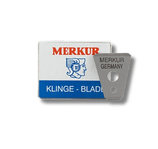 Merkur Blades for Mustache and Goatee Grooming Razor 10 Pack