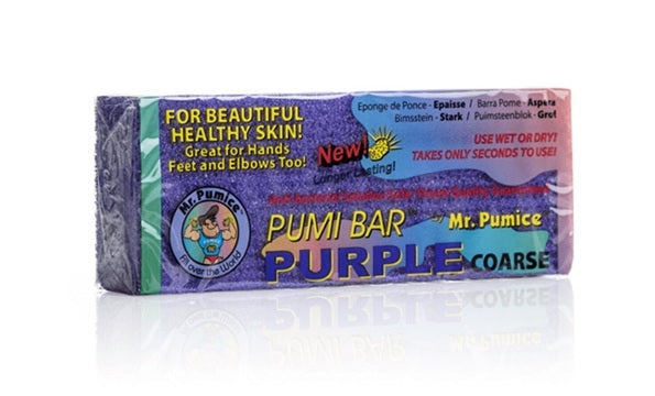 Mr. Pumice Purple Pumi Bar, 2 Sided / Coarse / 5&quot; Long