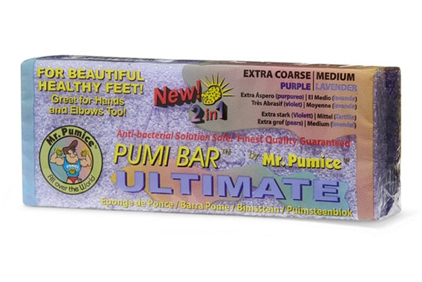 Mr. Pumice Ultimate Pumi Bar, 2 Sided / Extra Coarse-Medium / 5&quot; Long