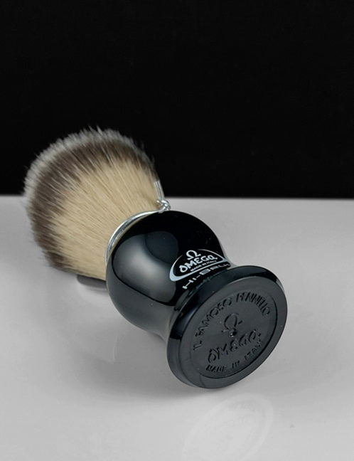 Omega HI-BRUSH Synthetic Fibre Shaving Brush