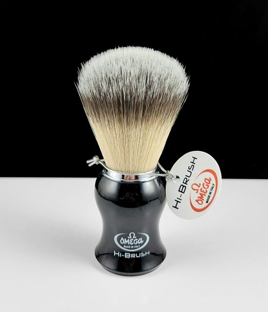 Omega HI-BRUSH Synthetic Fibre Shaving Brush