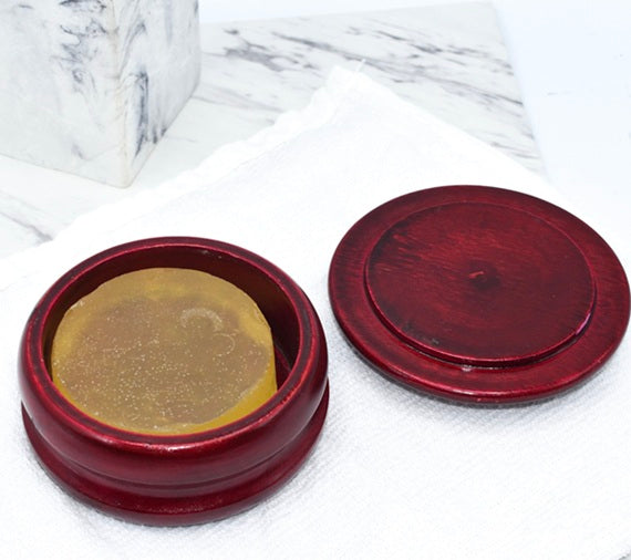 Parker High Luster Mango Wood Shaving Bowl with Lid