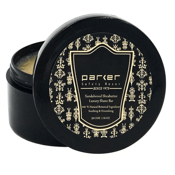 Parker Sandalwood &amp; Shea Butter Shave Soap, 50g