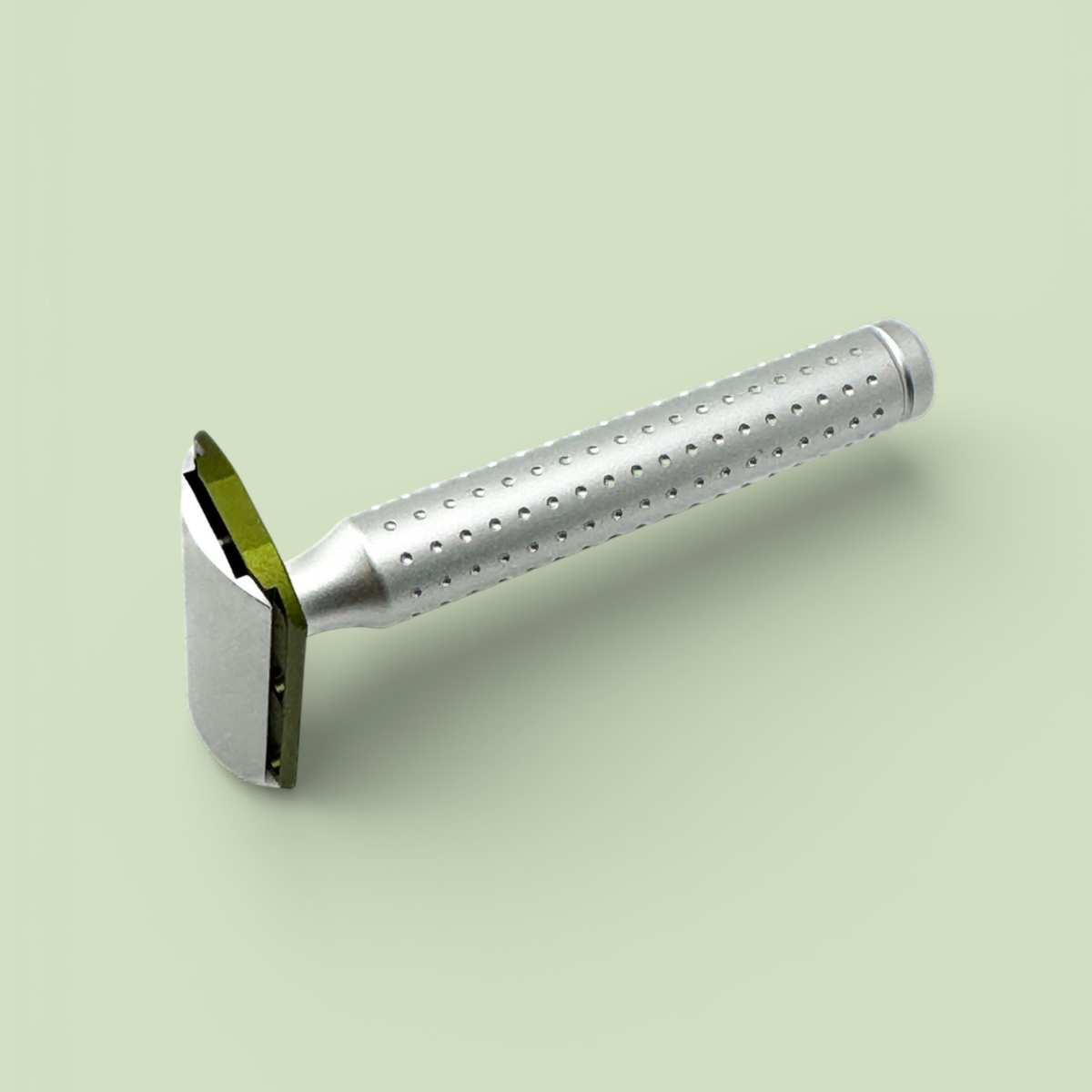 Parker AeroShave Aluminum Safety Razor, Classic Length
