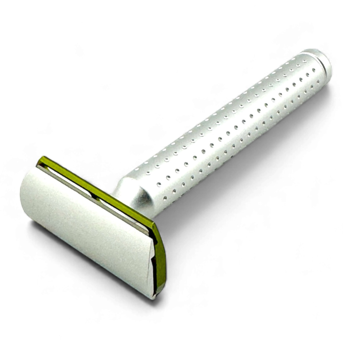 Parker AeroShave Aluminum Safety Razor, Long Handle