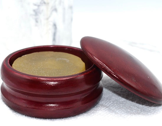 Parker High Luster Mango Wood Shaving Bowl with Lid