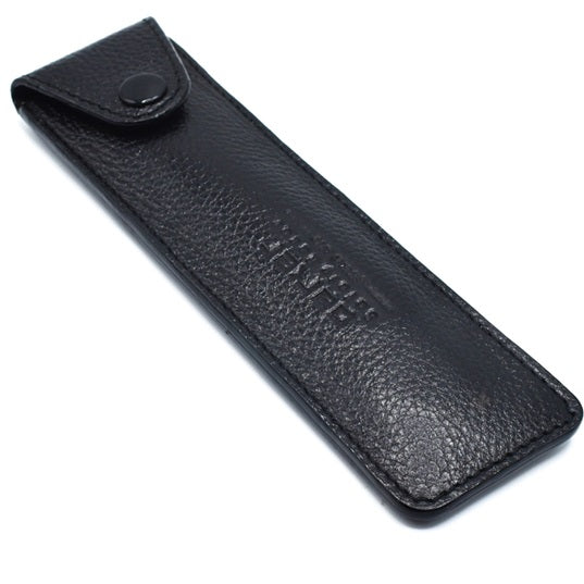 Parker Leather Straight Razor Case, Black