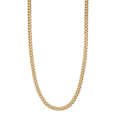Pilgrim FUCHSIA Recycled Curb Chain Necklace Gold-Plated