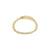 Pilgrim HEAT Recycled Crystal Chain Bracelet Gold-Plated