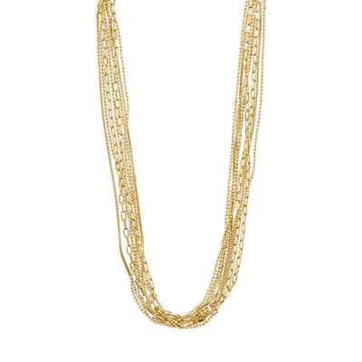 Pilgrim LILY Chain Necklace Gold-Plated
