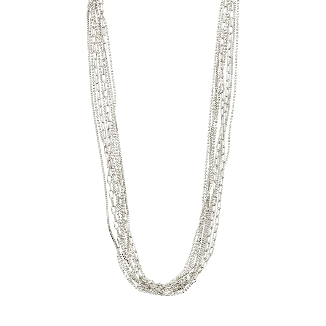 Pilgrim LILY Chain Necklace Silver-Plated