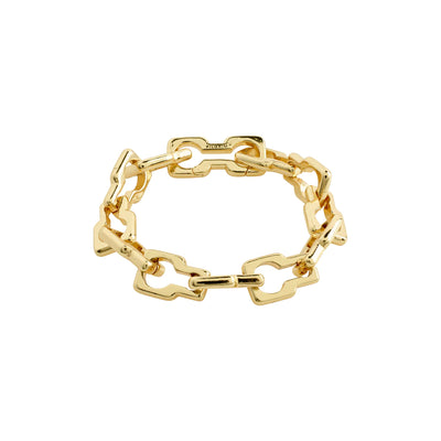 Pilgrim LIVE Recycled Chunky Bracelet Gold-Plated