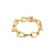 Pilgrim LIVE Recycled Chunky Bracelet Gold-Plated