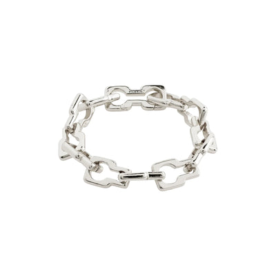 Pilgrim LIVE Recycled Chunky Bracelet Silver-Plated
