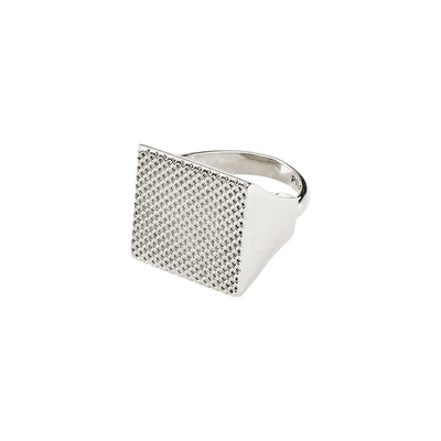 Pilgrim PULSE Recycled Signet Ring Silver-Plated