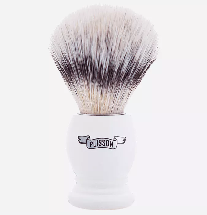 Plisson 1808 Essential "High Mountain White" Fibre Shaving Brush