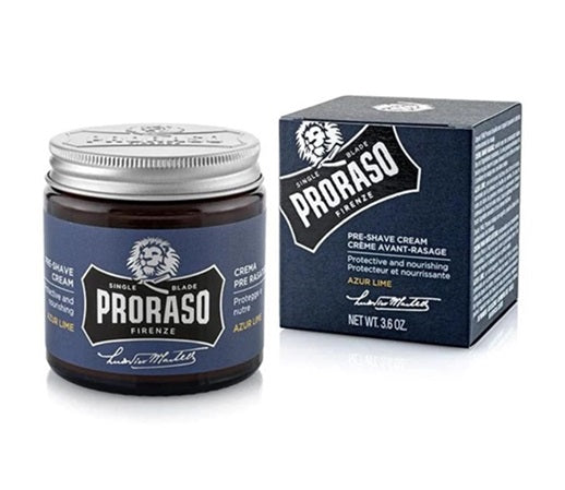 Proraso Single Blade Pre-Post Shave Cream, Azur Lime