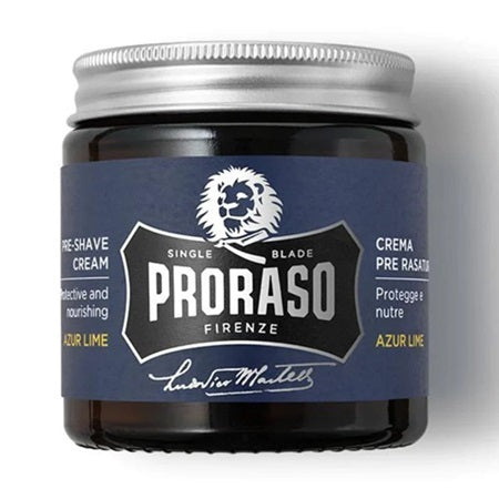 Proraso Single Blade Pre-Post Shave Cream, Azur Lime