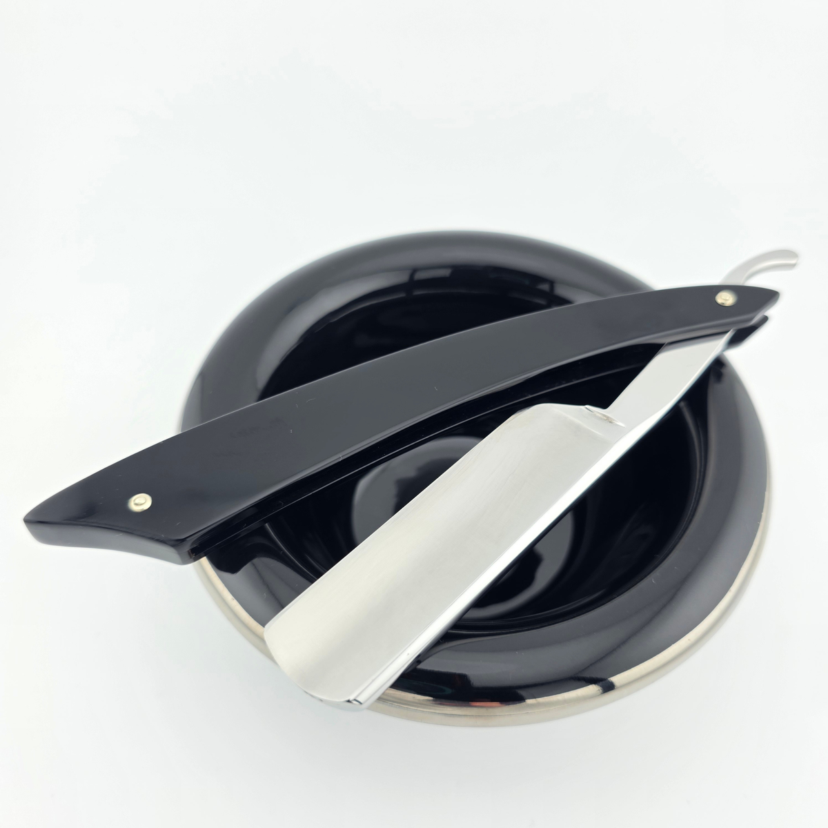 Ralf Aust 6/8 Black Acrylic Round Point Wenge Handle
