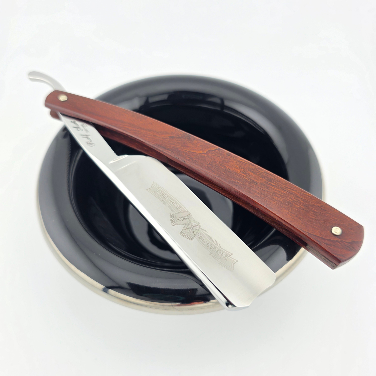 Ralf Aust 6/8 Cocobolo Wood Spanish Point Straight Razor