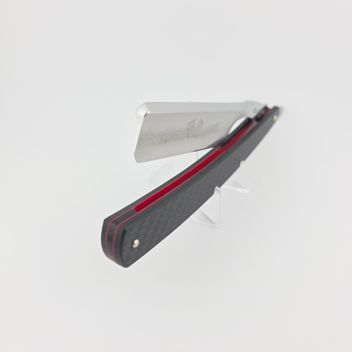 Ralf Aust 6/8 Carbon Fibre Spanish Point Straight Razor