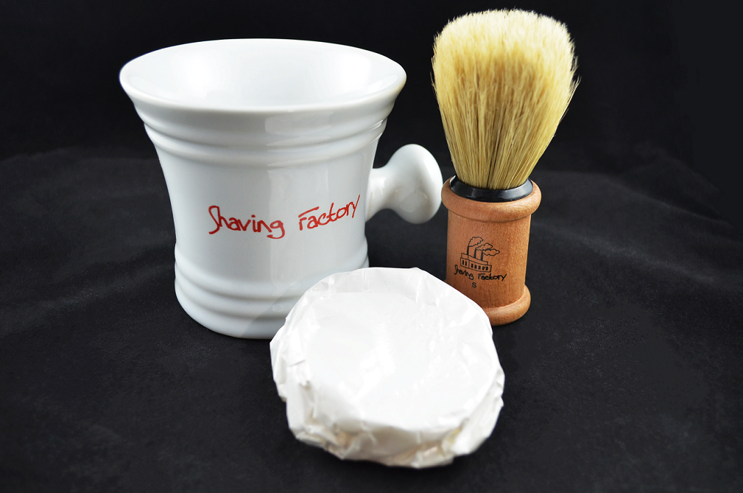Shave Factory Shaving Set w/White Mug