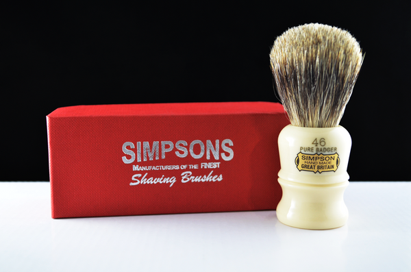 Simpsons Berkeley 46 Pure Badger Shaving Brush - The Classic Edge ...