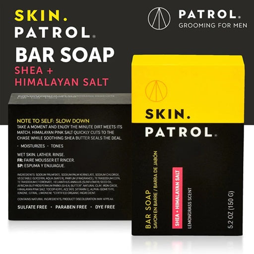 Skin Patrol Bar Soap, Shea &amp; Himalayan Salt