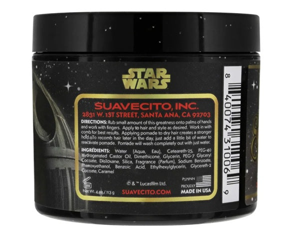 Suavecito Stars Wars Dark Vadar Original Hold Dark Side Scent